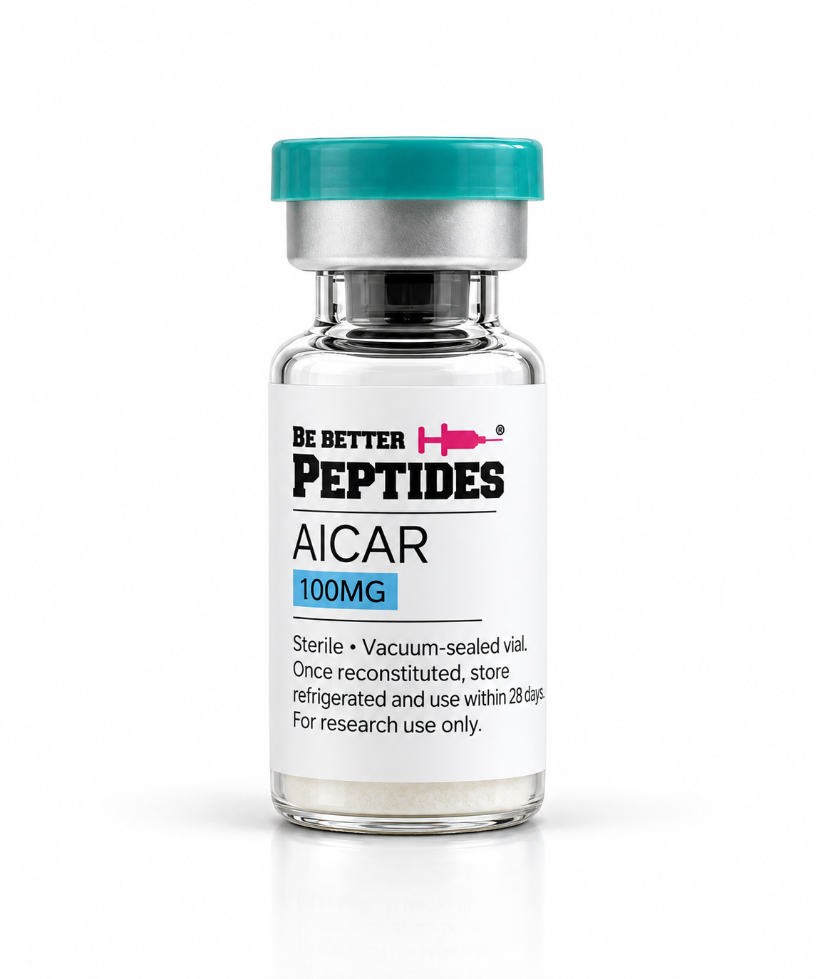 Be Better Peptides AICAR 100mg research peptide vial