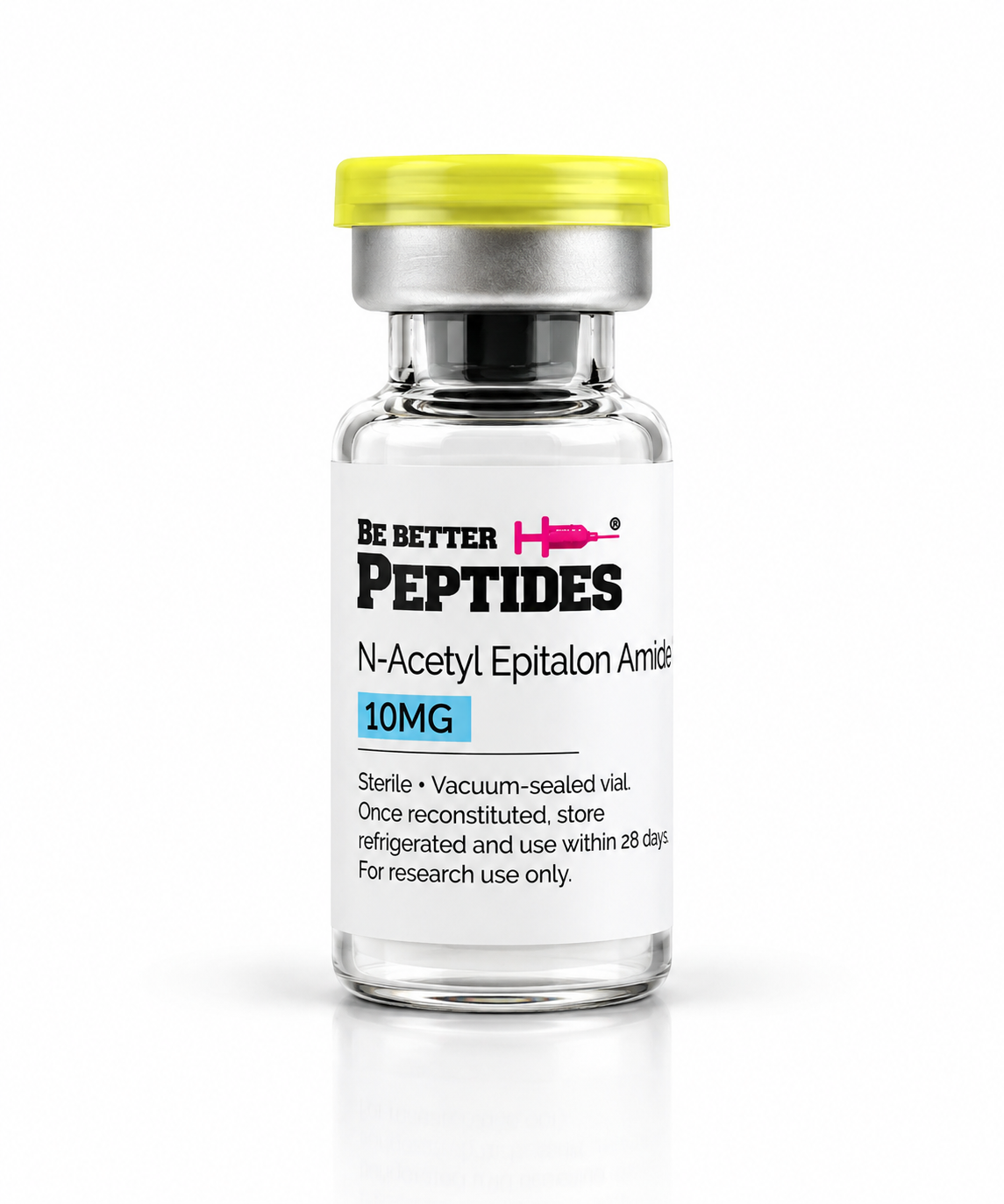 Be Better Peptides N-Acetyl Epitalon Amidate 10mg research peptide vial