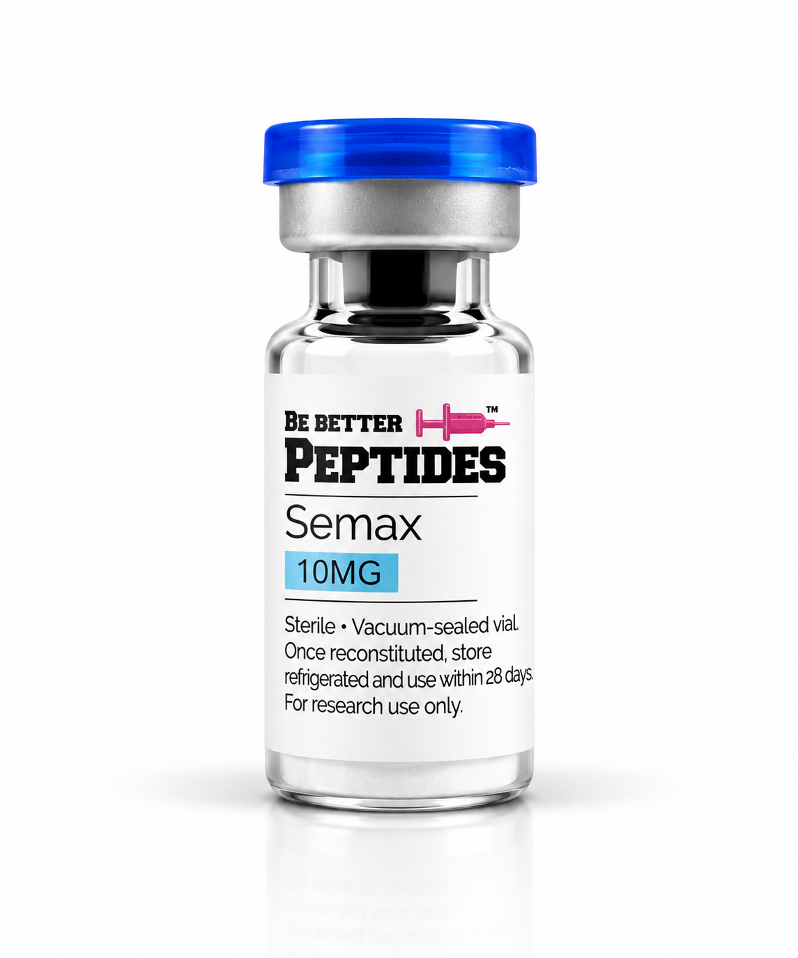 Be Better Peptides Semax 10mg research peptide vial
