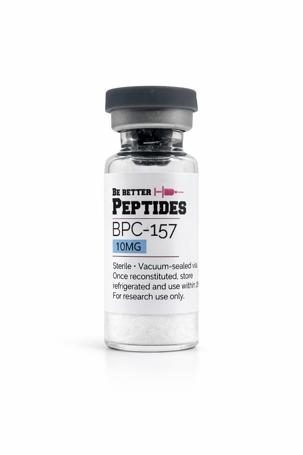 BPC-157 10mg lyophilized research peptide vial laboratory grade