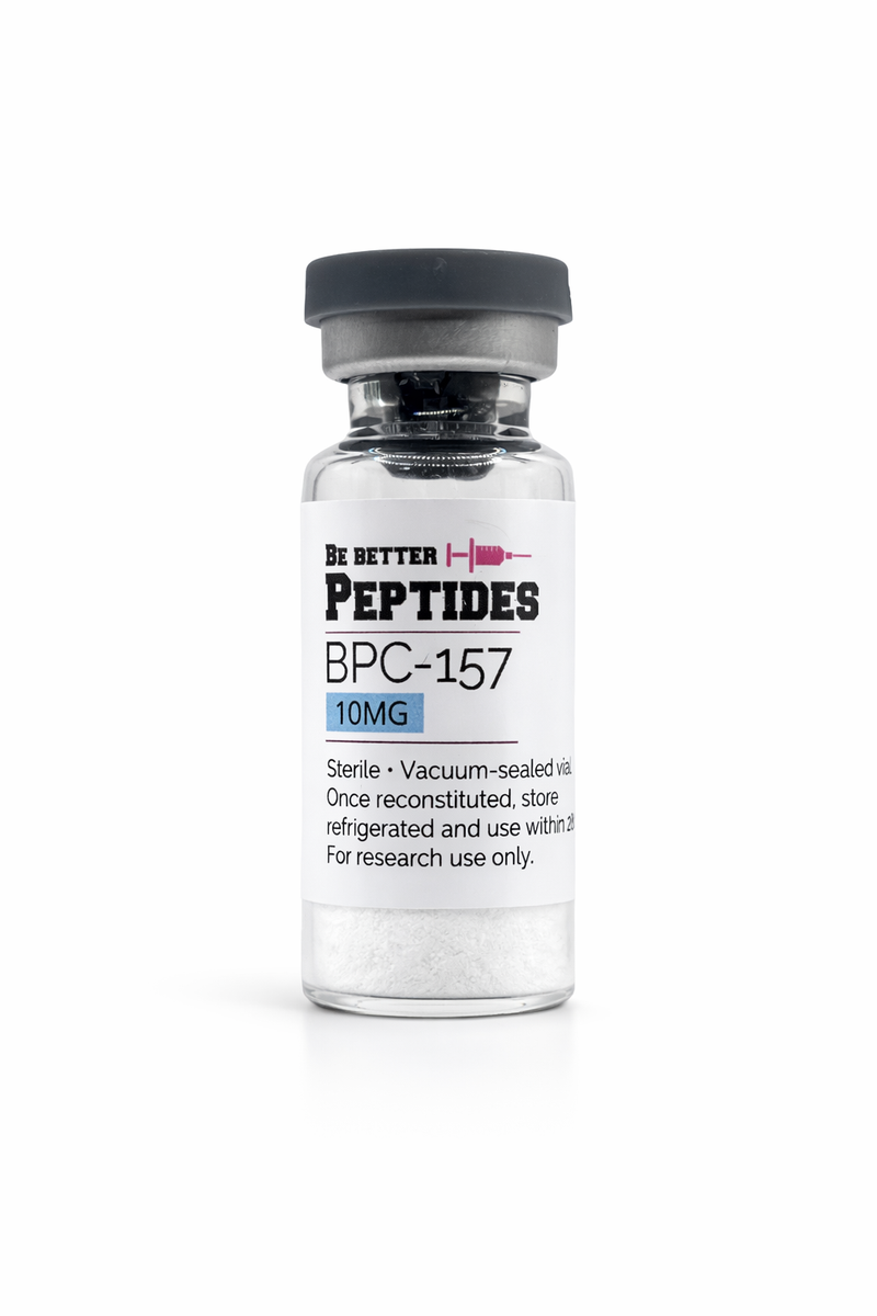 BPC-157 10mg lyophilized research peptide vial laboratory grade