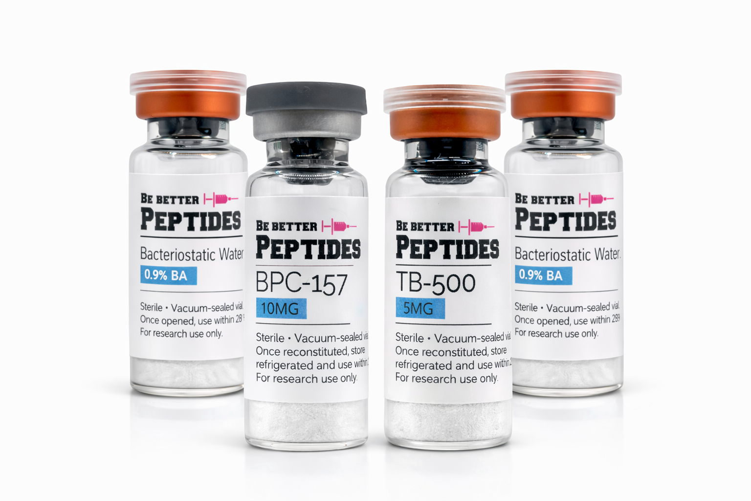 BPC-157 TB-500 peptide blend with bacteriostatic water research