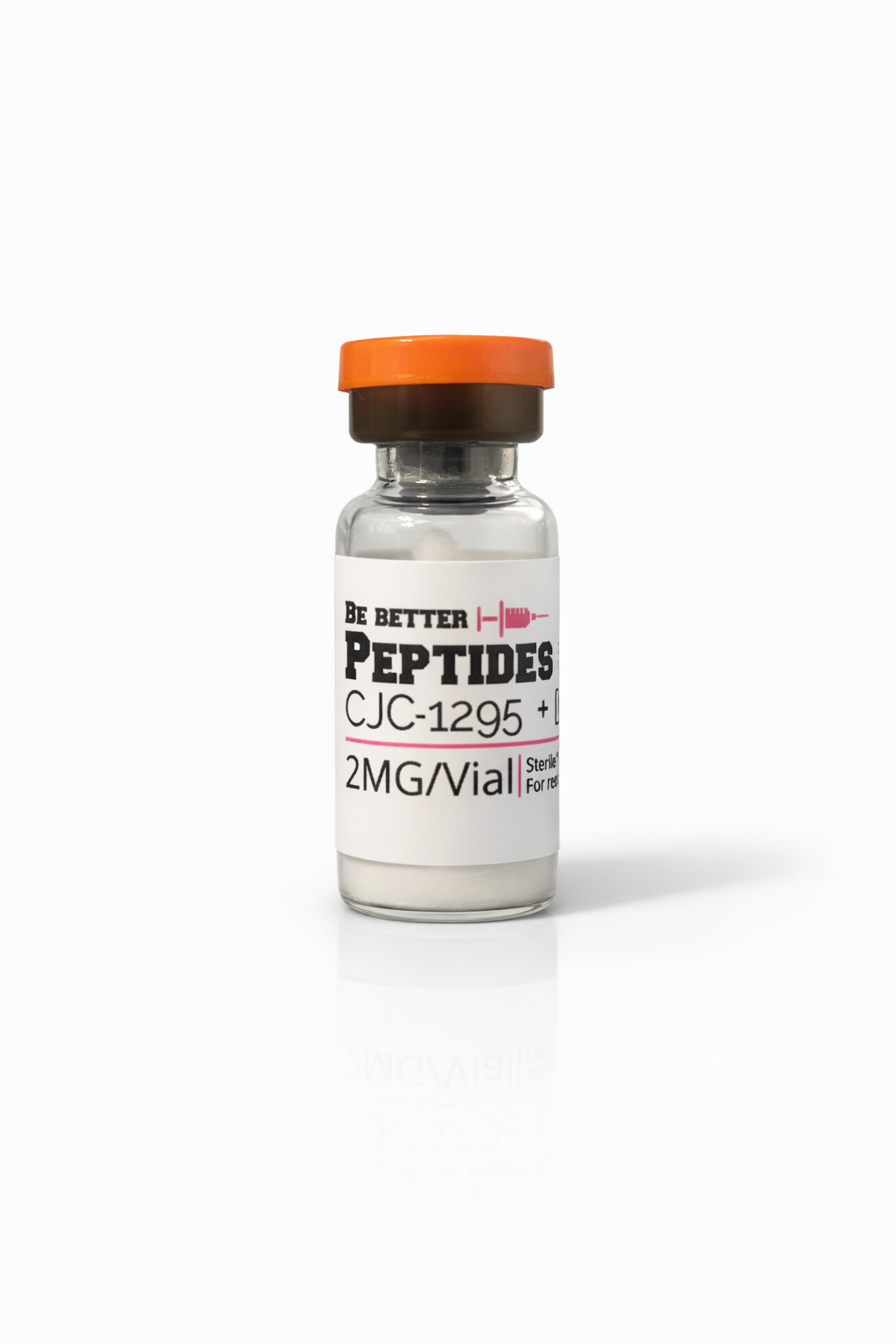 CJC-1295 DAC lyophilized research peptide vial laboratory grade