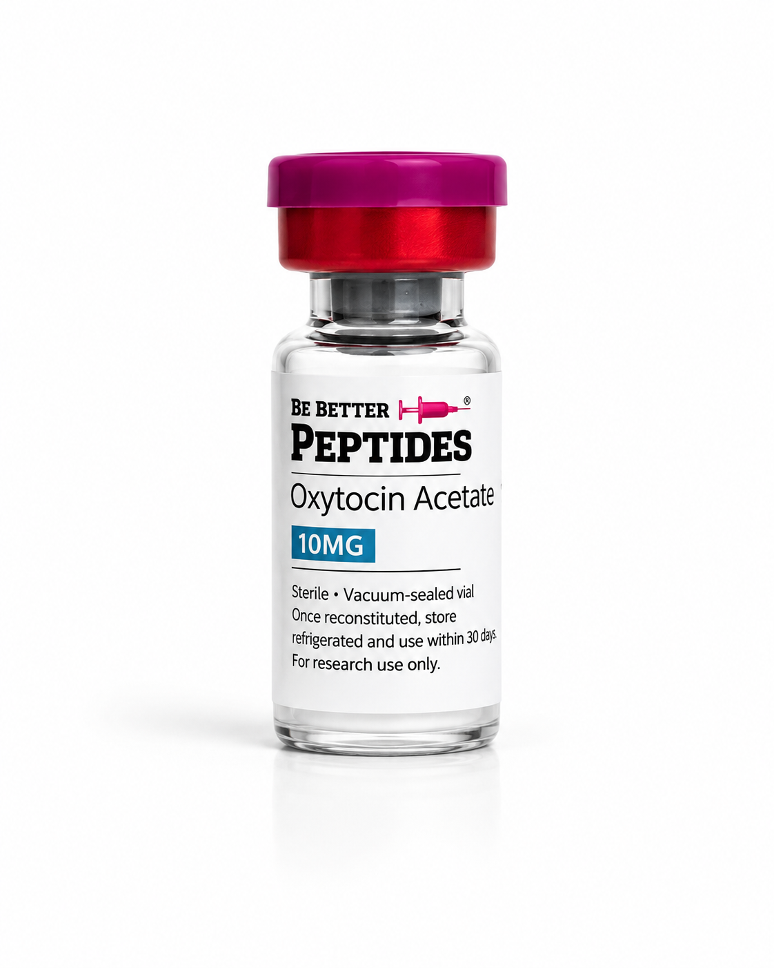 Oxytocin Acetate 10mg research peptide vial - Be Better Peptides