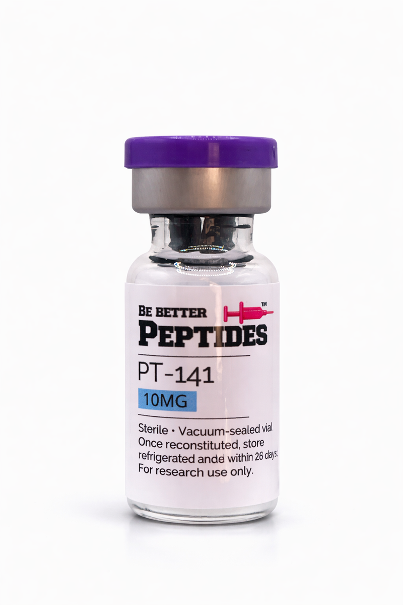 PT-141 10mg peptide vial by Be Better Peptides