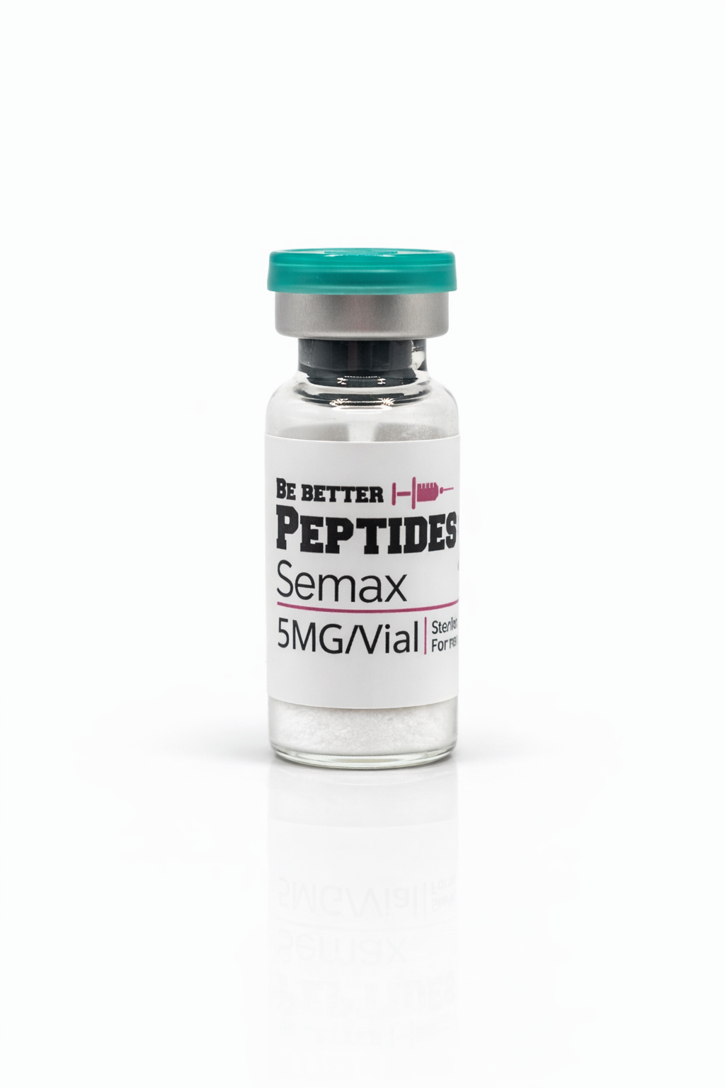 Semax 5mg lyophilized research peptide vial laboratory grade