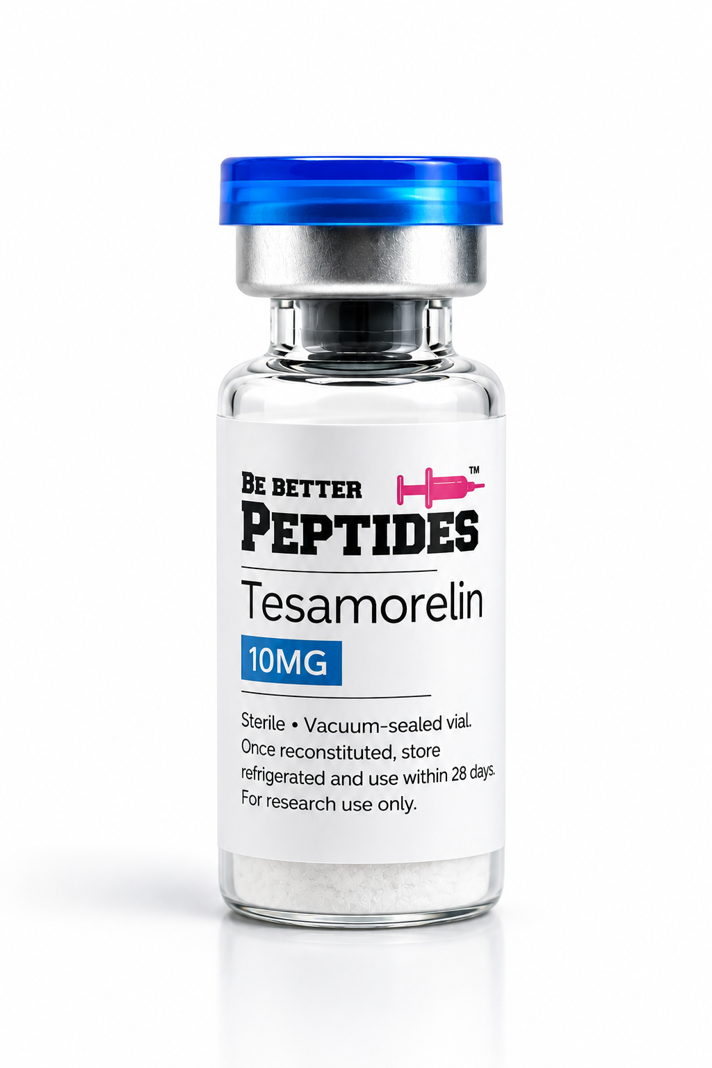 Tesamorelin 10mg peptide research compound vial